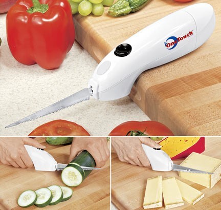 one touch cordless knife