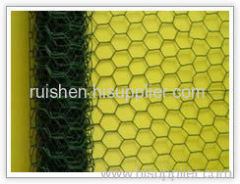 Green PVC coated Hexagonal Wire Netting