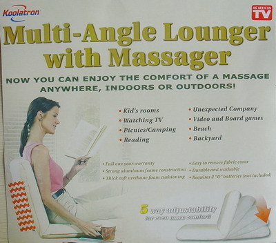 MULTI-ANGLE LOUNGER WITH MASSAGER