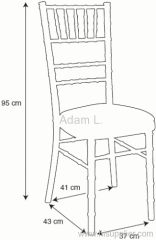 Mohagony Chiavari Chair