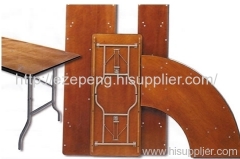 Round banquet folding table