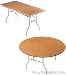 Round banquet folding table