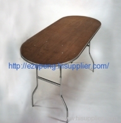 Oval Folding Table