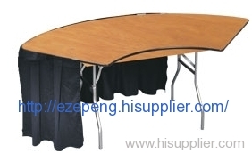 Serpentine Folding Table
