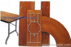 Serpentine Folding Table