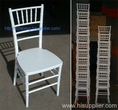 white ballroom chair