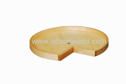 wooden lazy susan