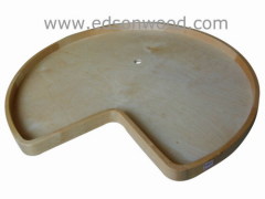 wooden lazy susan