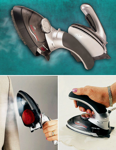TRAVEL IRON AND GARMENT STEAMER