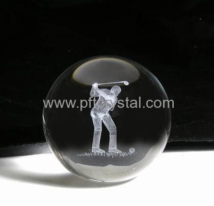 3d laser crystal ball