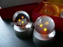 3D laser crystal ball