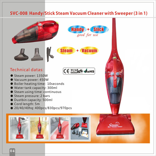 Upright Steam Vacuum Cleaner