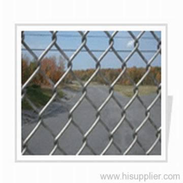 Chain link type wire fence fabrics