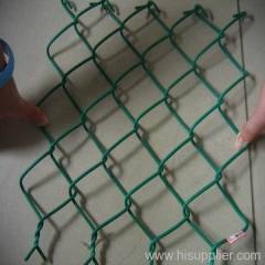 PVC coated Chain link type wire fence fabrics