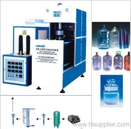 semiautomatic bottle blow molding machine