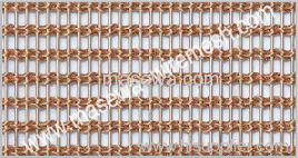 decorative metal fabric / curtain