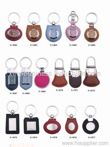 leather keychain