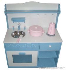 wooden play kitchen