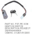 IGNITION SWITCH FOR PEUGEOT 204/304/404/504
