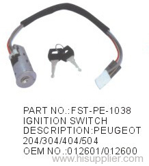 IGNITION SWITCH PEUGEOT 204/304/404/504