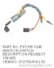 IGNITION SWITCH PEUGEOT 106