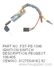 ignition switch replacement PEUGEOT 106