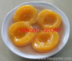 canned yellow peach