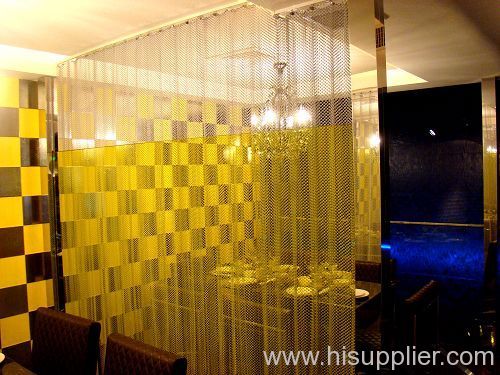 Panel curtain mesh