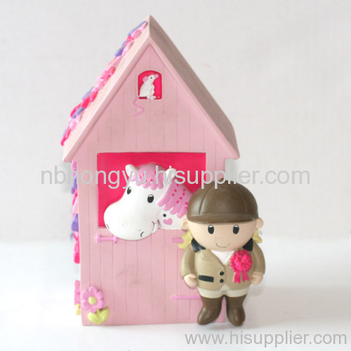 Resin Money Bank house shape