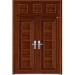 non standard wood steel door