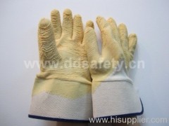 Safety cotton with latex glove