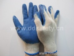 knitted with latex glove