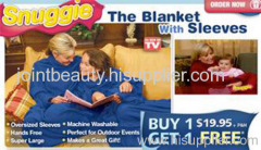 snuggle blanket with sleeves