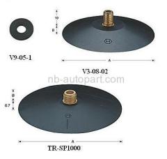 Rubber Spud and Washer for Truck Valve