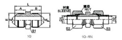 Metric Thread 74°Cone Flared Tube Fitting METRIC MALE 74 °CONE