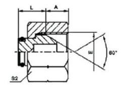 BSP FEMALE 60°CONE PLUG