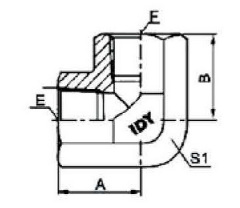 90°ELBOW BSPT FEMALE