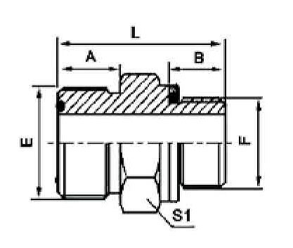 hydraulic fittings adaptor