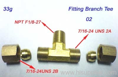 Compression brass Male Pipe