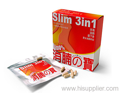 3 in 1 Slim M18 Slim Abdomen Formula 90 Capsules