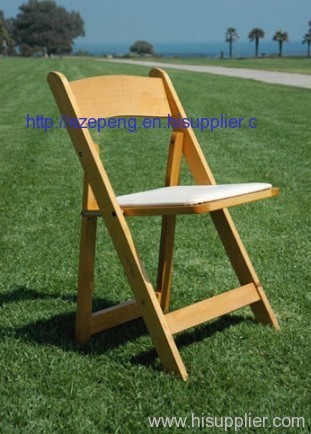 Nature Wood Folding Chair