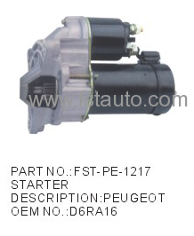 Electric Motor Starters PEUGEOT D6RA16