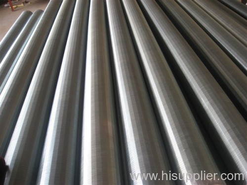 Stainless steel wedge wire screen pipes