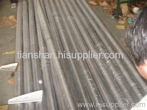 Stainless steel wedge wire slot screens
