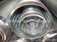 Galvanized wedge wire screens