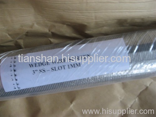 Galvanized wedge wire slot screen pipes