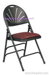 Fan Back Plastic Folding Chair