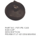 fuel cap lock PEUGEOT