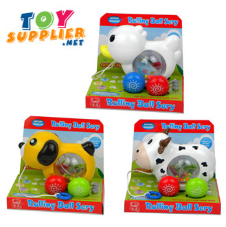 Pull Line Rolling Ball Animal