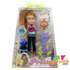 Plastic Princess Doll Set